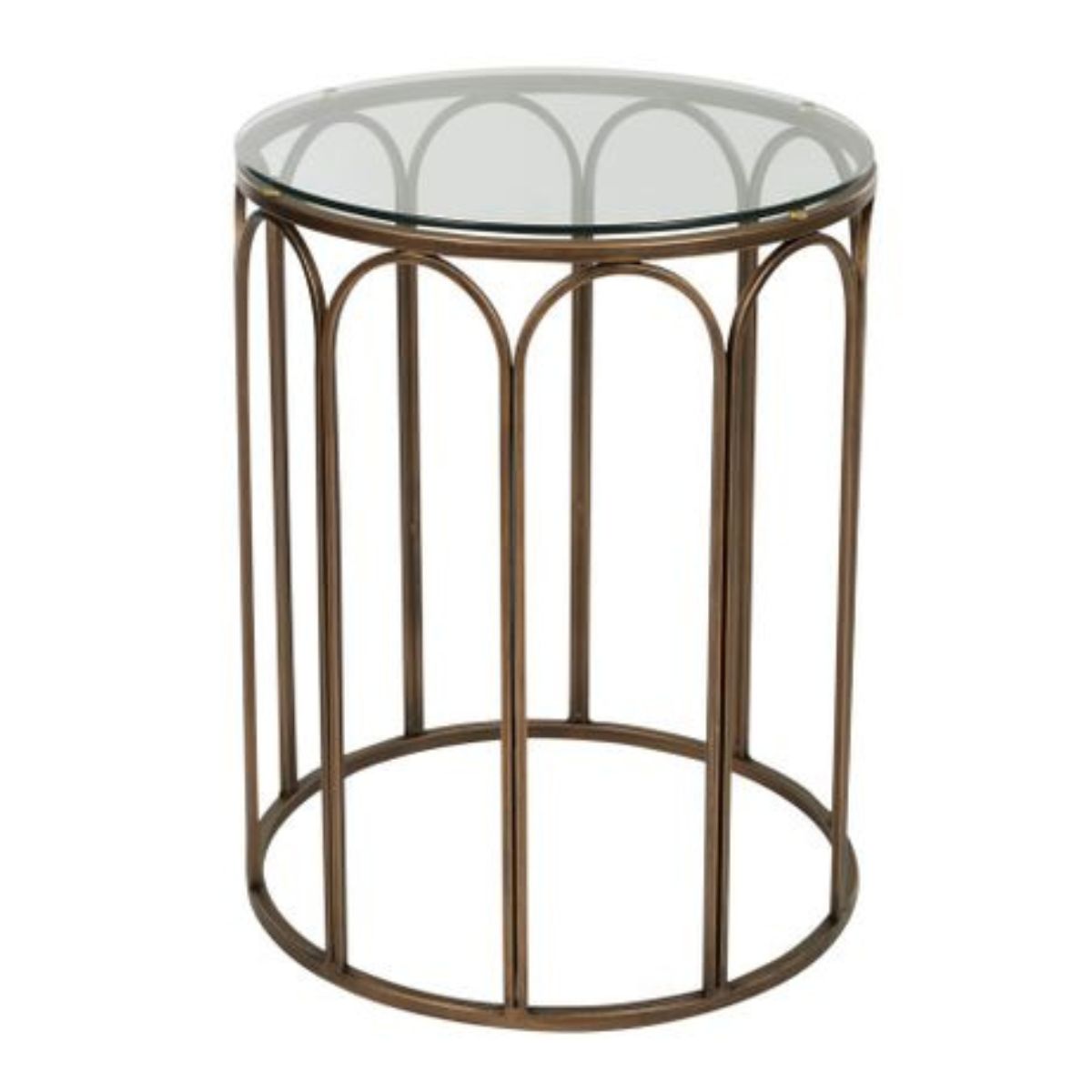 Calvin Metal Side Table Gold