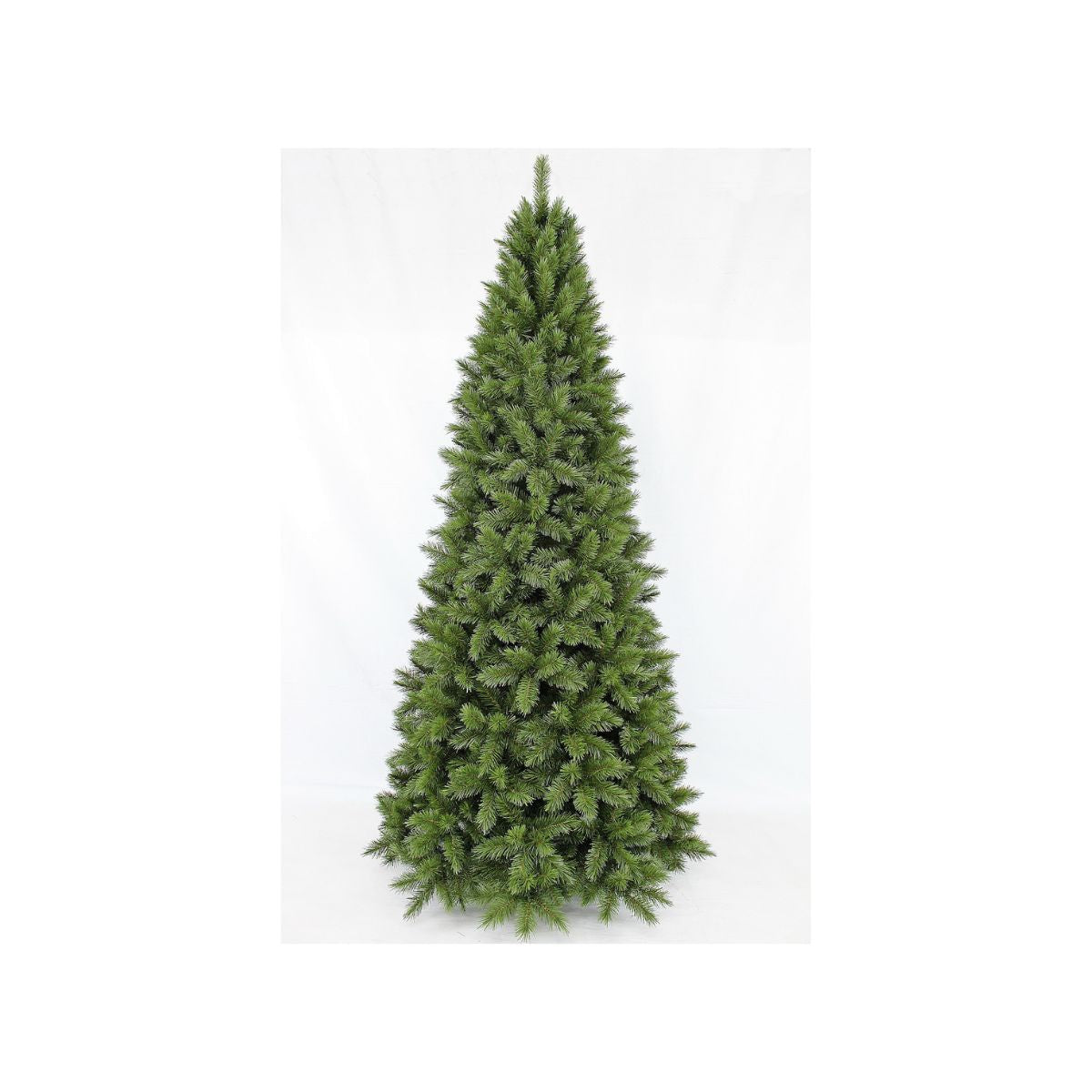 8ft Slim Vienna Spruce Christmas Tree Hinged 2.44m